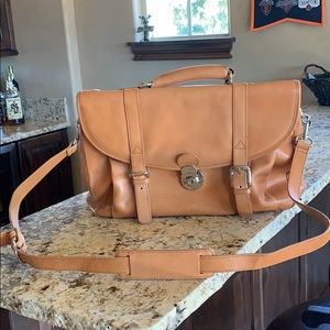 Italian leather briefcase